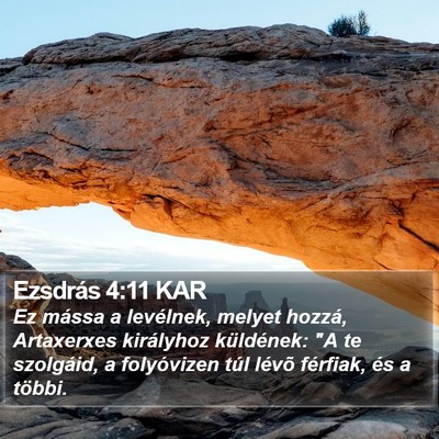 Ezsdrás 4:11 KAR Bible Verse Image