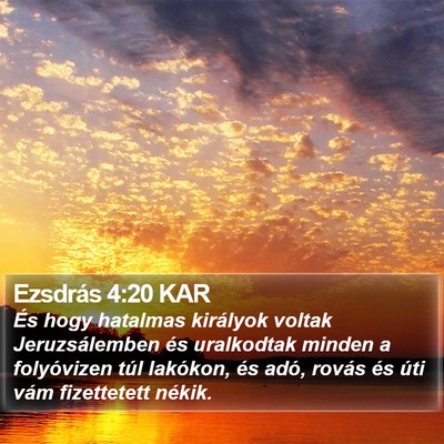 Ezsdrás 4:20 KAR Bible Verse Image