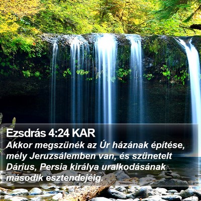 Ezsdrás 4:24 KAR Bible Verse Image