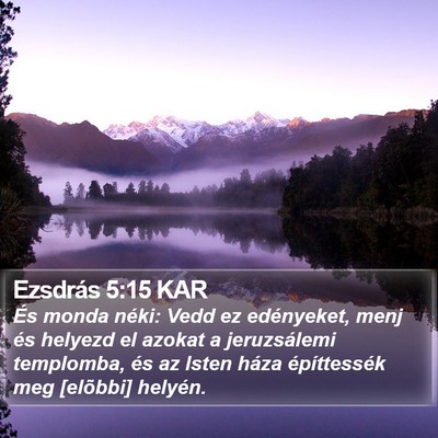 Ezsdrás 5:15 KAR Bible Verse Image