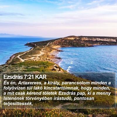 Ezsdrás 7:21 KAR Bible Verse Image