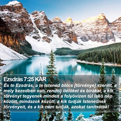 Ezsdrás 7:25 KAR Bible Verse Image