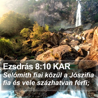 Ezsdrás 8:10 KAR Bible Verse Image