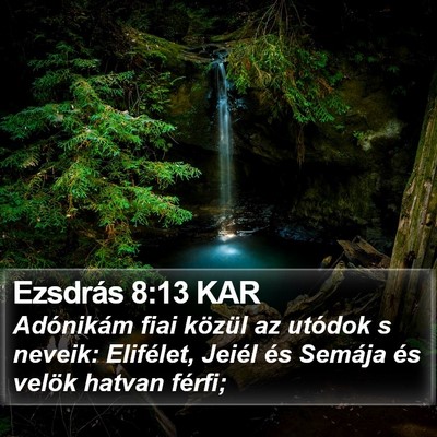 Ezsdrás 8:13 KAR Bible Verse Image