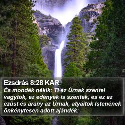 Ezsdrás 8:28 KAR Bible Verse Image