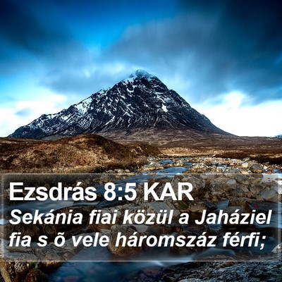 Ezsdrás 8:5 KAR Bible Verse Image