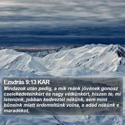Ezsdrás 9:13 KAR Bible Verse Image