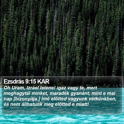 Ezsdrás 9:15 KAR Bible Verse Image