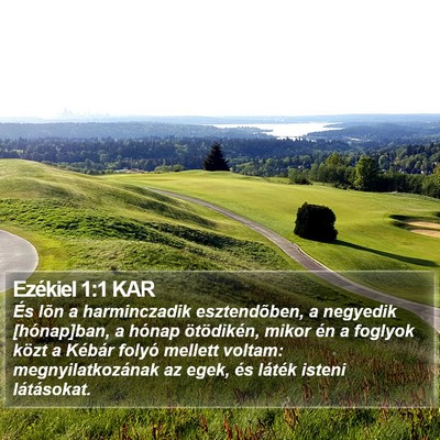 Ezékiel 1:1 KAR Bible Verse Image