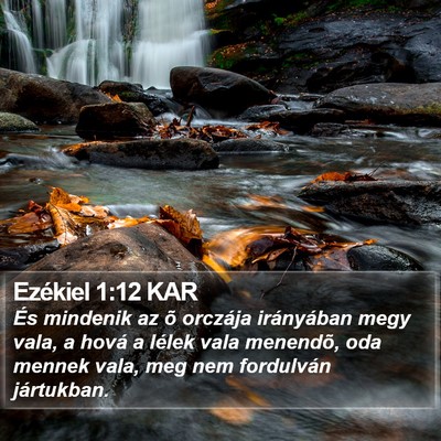 Ezékiel 1:12 KAR Bible Verse Image