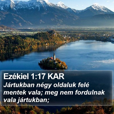 Ezékiel 1:17 KAR Bible Verse Image