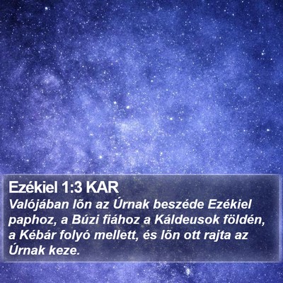 Ezékiel 1:3 KAR Bible Verse Image