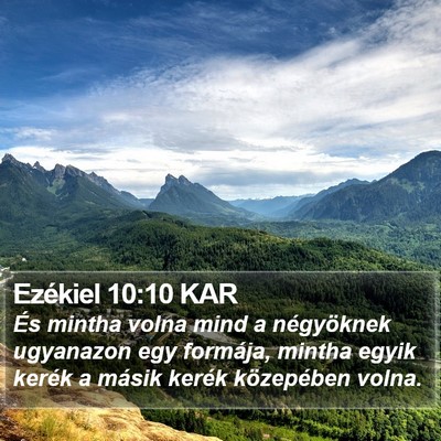 Ezékiel 10:10 KAR Bible Verse Image