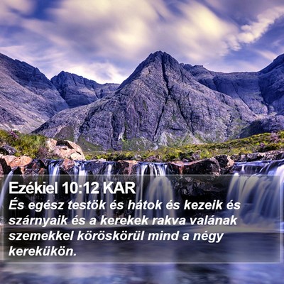 Ezékiel 10:12 KAR Bible Verse Image