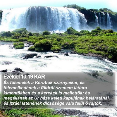 Ezékiel 10:19 KAR Bible Verse Image