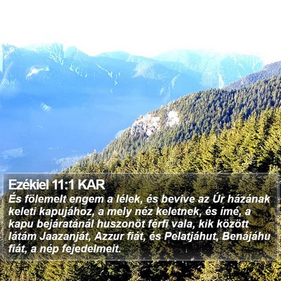 Ezékiel 11:1 KAR Bible Verse Image