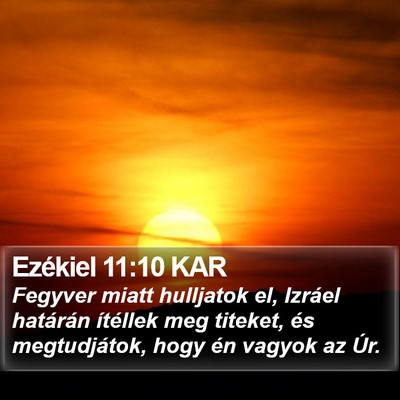 Ezékiel 11:10 KAR Bible Verse Image