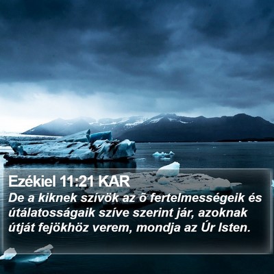 Ezékiel 11:21 KAR Bible Verse Image