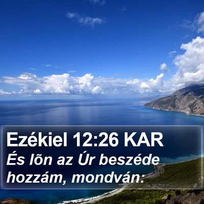 Ezékiel 12:26 KAR Bible Verse Image