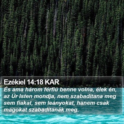 Ezékiel 14:18 KAR Bible Verse Image