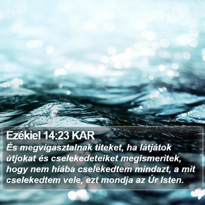 Ezékiel 14:23 KAR Bible Verse Image