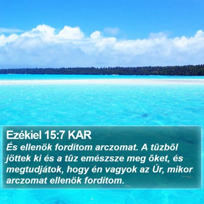 Ezékiel 15:7 KAR Bible Verse Image