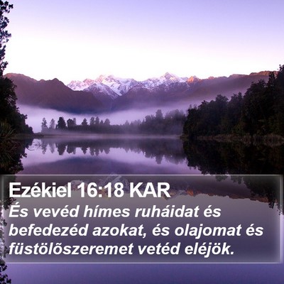 Ezékiel 16:18 KAR Bible Verse Image