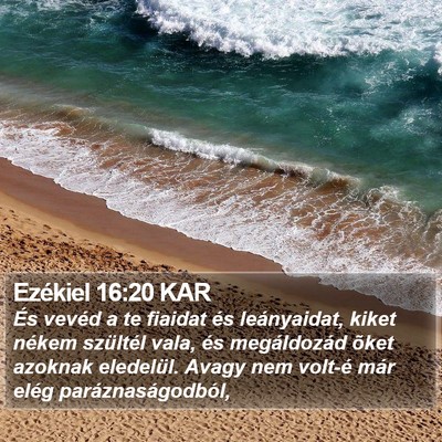 Ezékiel 16:20 KAR Bible Verse Image