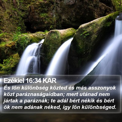 Ezékiel 16:34 KAR Bible Verse Image