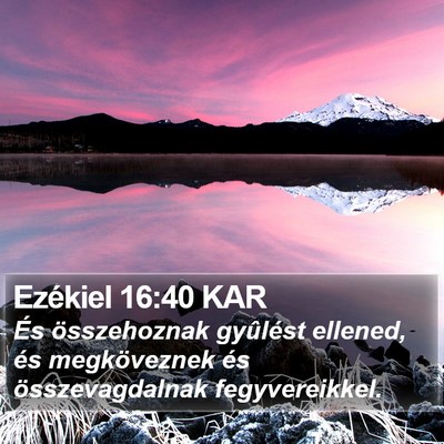 Ezékiel 16:40 KAR Bible Verse Image