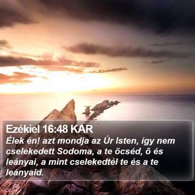 Ezékiel 16:48 KAR Bible Verse Image