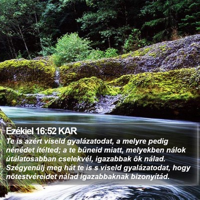 Ezékiel 16:52 KAR Bible Verse Image