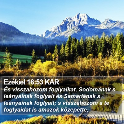 Ezékiel 16:53 KAR Bible Verse Image