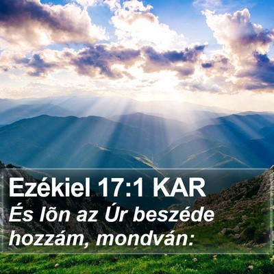 Ezékiel 17:1 KAR Bible Verse Image
