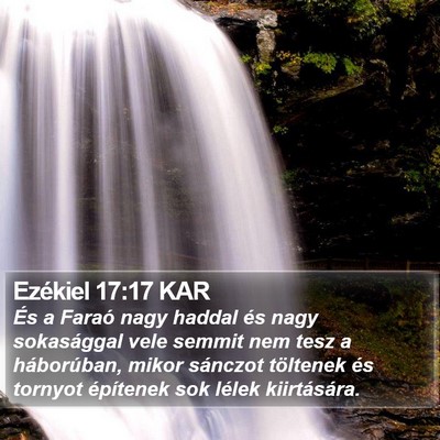 Ezékiel 17:17 KAR Bible Verse Image
