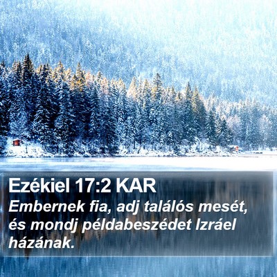 Ezékiel 17:2 KAR Bible Verse Image