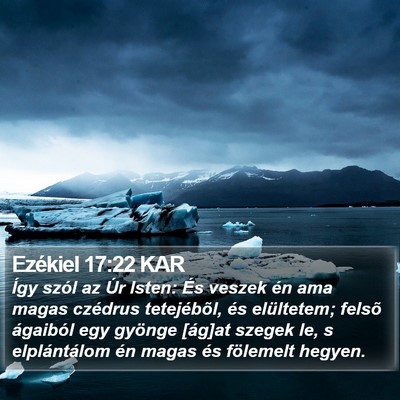 Ezékiel 17:22 KAR Bible Verse Image