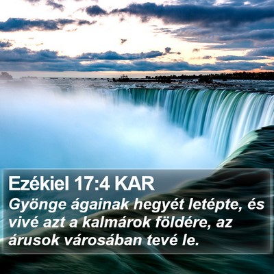 Ezékiel 17:4 KAR Bible Verse Image