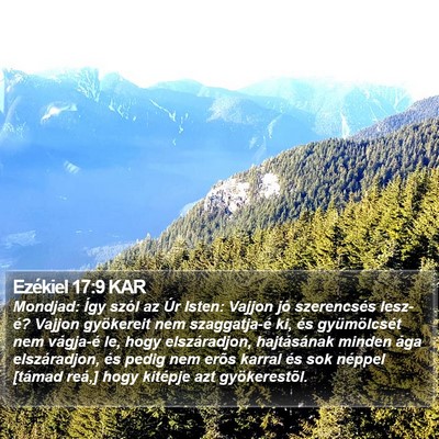Ezékiel 17:9 KAR Bible Verse Image