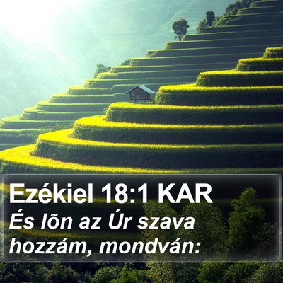 Ezékiel 18:1 KAR Bible Verse Image