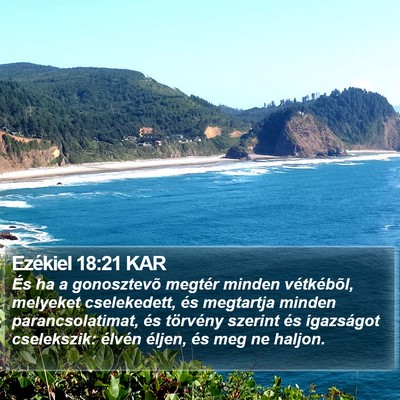Ezékiel 18:21 KAR Bible Verse Image