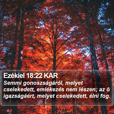 Ezékiel 18:22 KAR Bible Verse Image