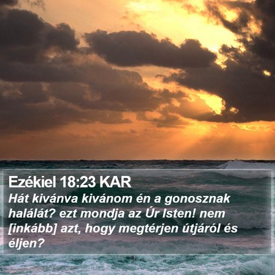 Ezékiel 18:23 KAR Bible Verse Image
