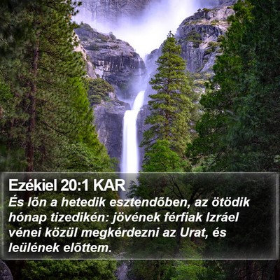 Ezékiel 20:1 KAR Bible Verse Image