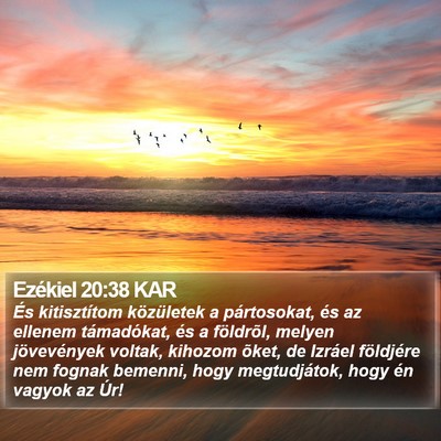 Ezékiel 20:38 KAR Bible Verse Image