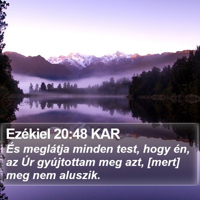 Ezékiel 20:48 KAR Bible Verse Image