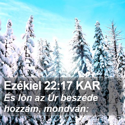 Ezékiel 22:17 KAR Bible Verse Image