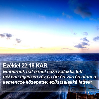 Ezékiel 22:18 KAR Bible Verse Image