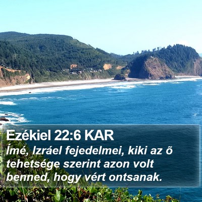 Ezékiel 22:6 KAR Bible Verse Image