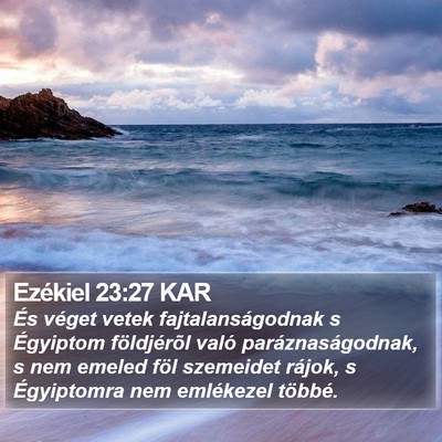 Ezékiel 23:27 KAR Bible Verse Image